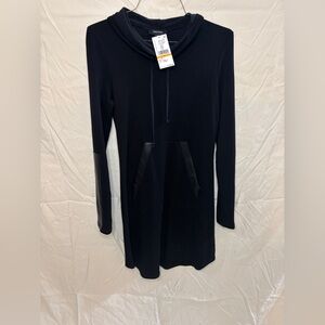 Karen Kane Charcoal Hoodie Dress